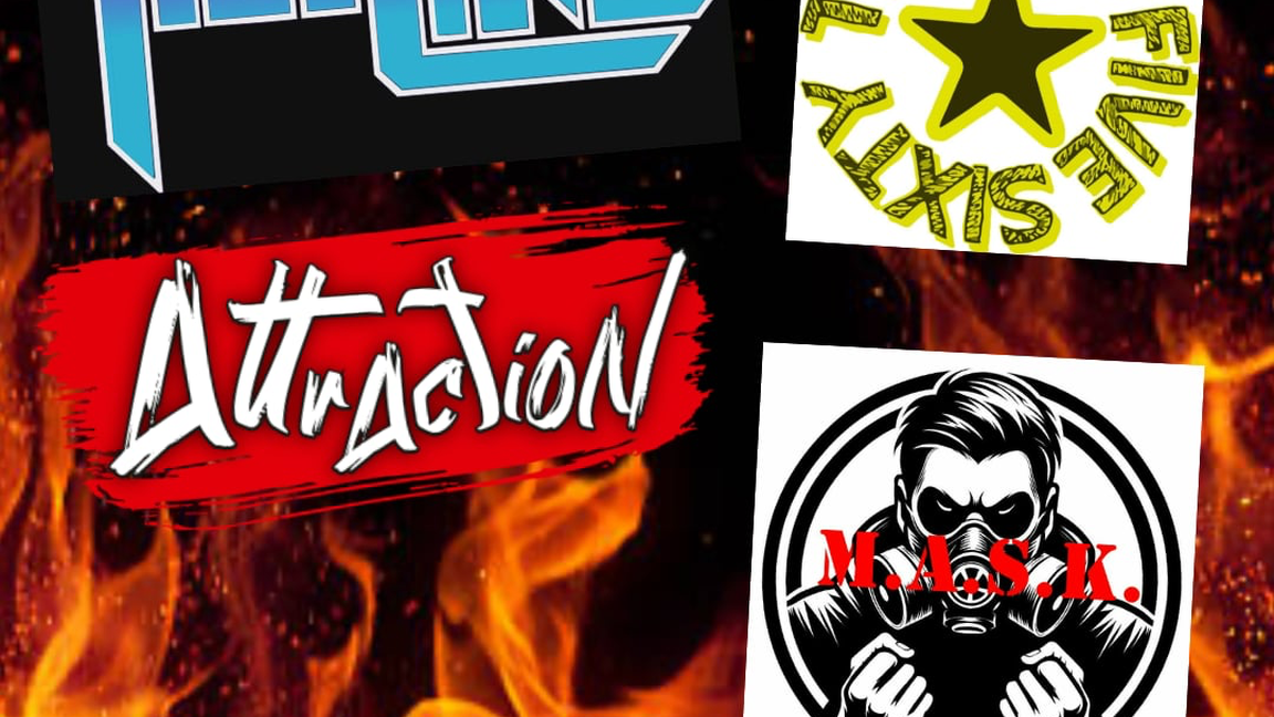 Kung Fu Hotline, Twenty Five Sixty, Attraction & MASK au Pub la Sainte Paix, Drummondville