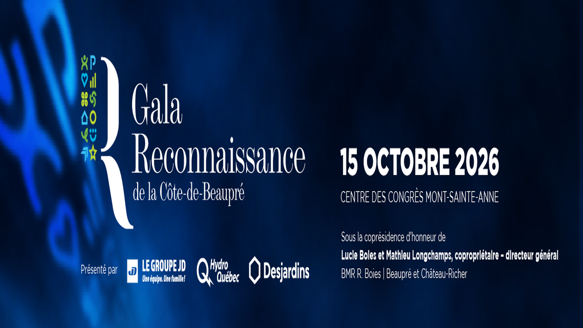 Gala Reconnaissance de la Côte-de-Beaupré 2026