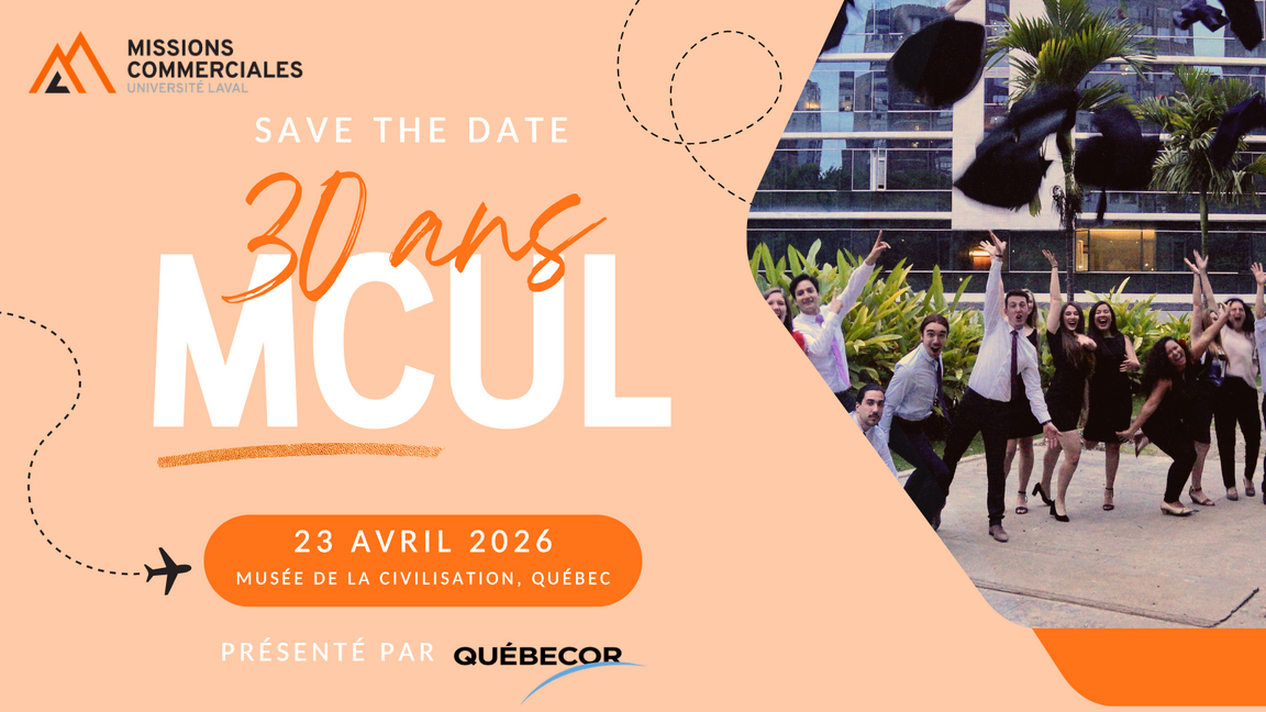 30e anniversaire des Missions commerciales