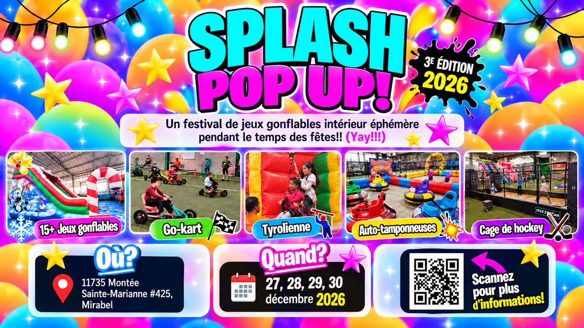 SPLASH POP UP PARTY 2026