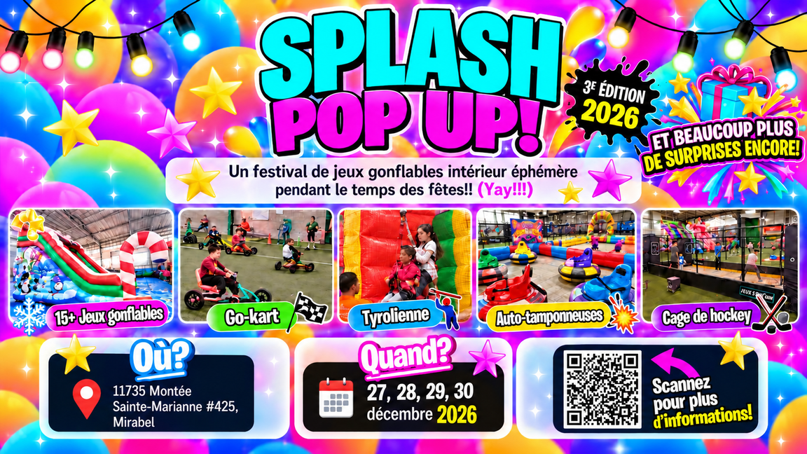 SPLASH POP UP PARTY 2026