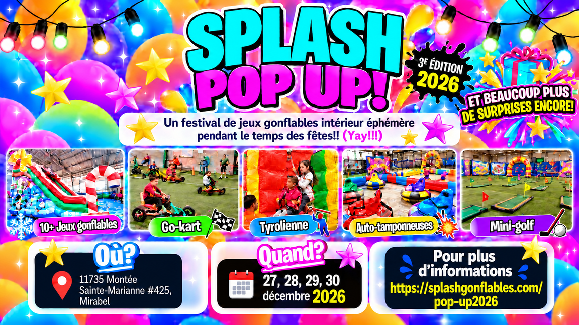 SPLASH POP UP PARTY 2026