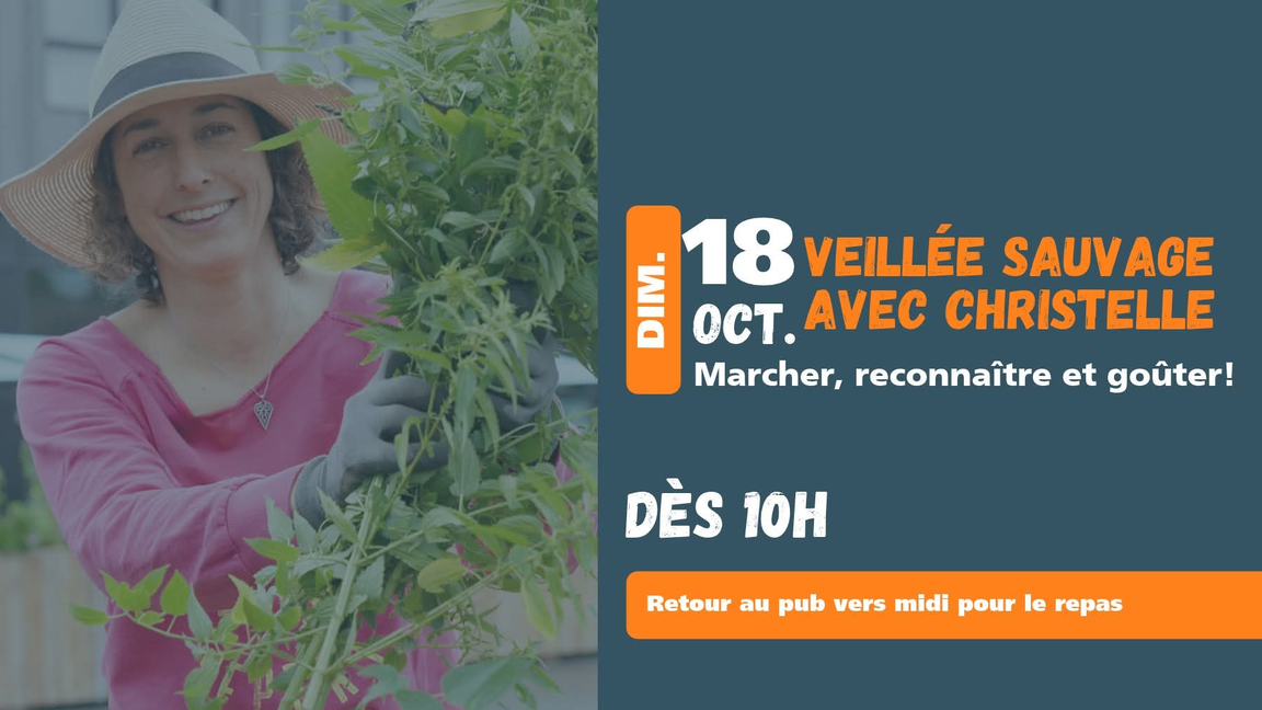 La Veillée Sauvage avec Christelle