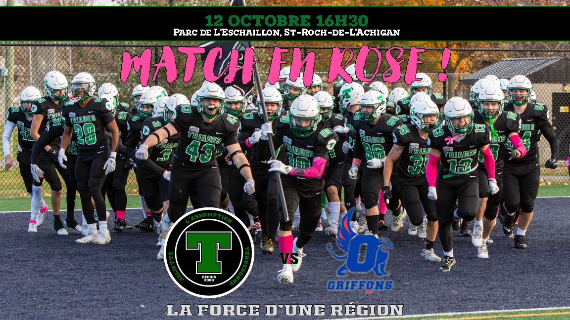 FOOTBALL COLLÉGIAL : Outaouais Vs Triades Cégep Lanaudière