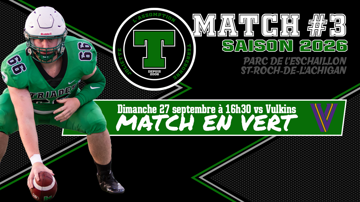 FOOTBALL COLLÉGIAL : Vulkins Victoriaville Vs Triades Cégep Lanaudière