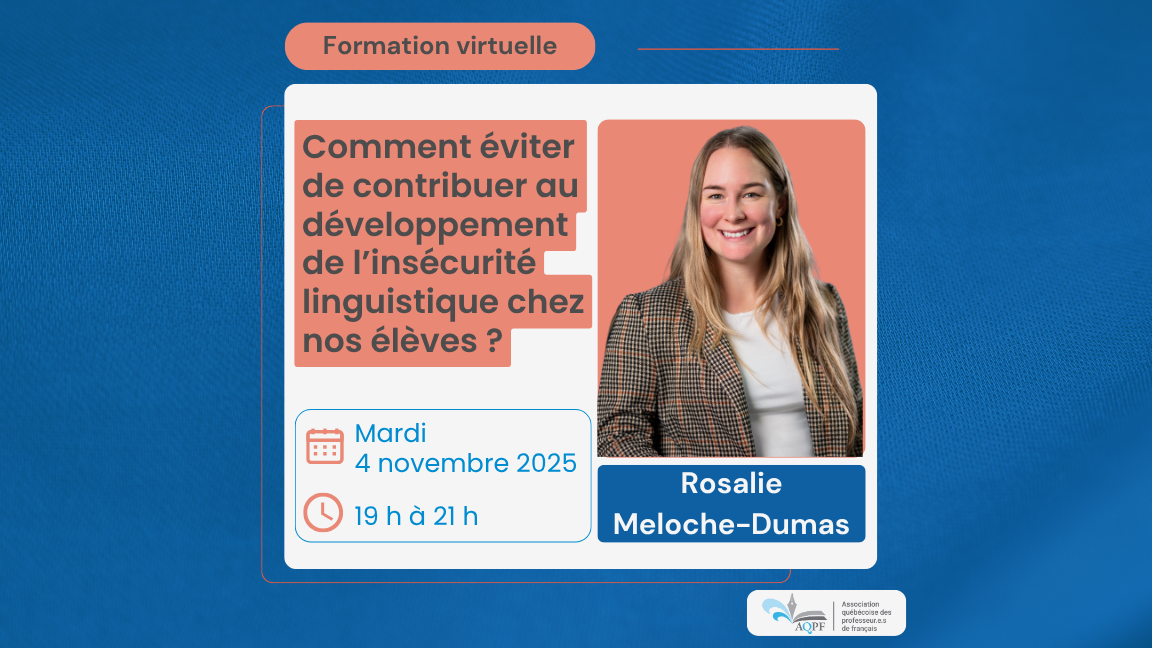 Comment éviter de contribuer au développement de l’insécurité linguistique chez nos élèves ?