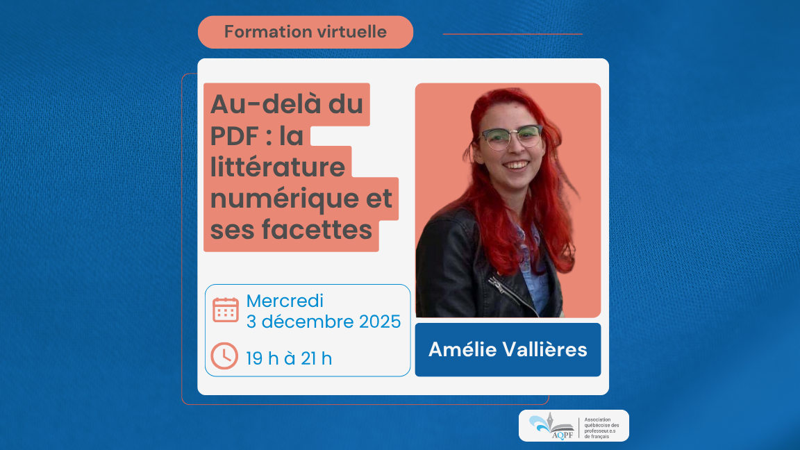 Au-delà du PDF : la littérature numérique et ses facettes