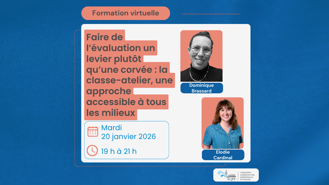 Faire de l’évaluation un levier plutôt qu’une corvée : la classe-atelier, une approche accessible à tous les milieux