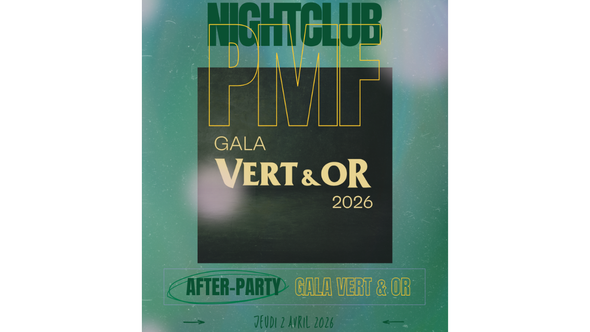 L'APRÈS-GALA VERT & OR