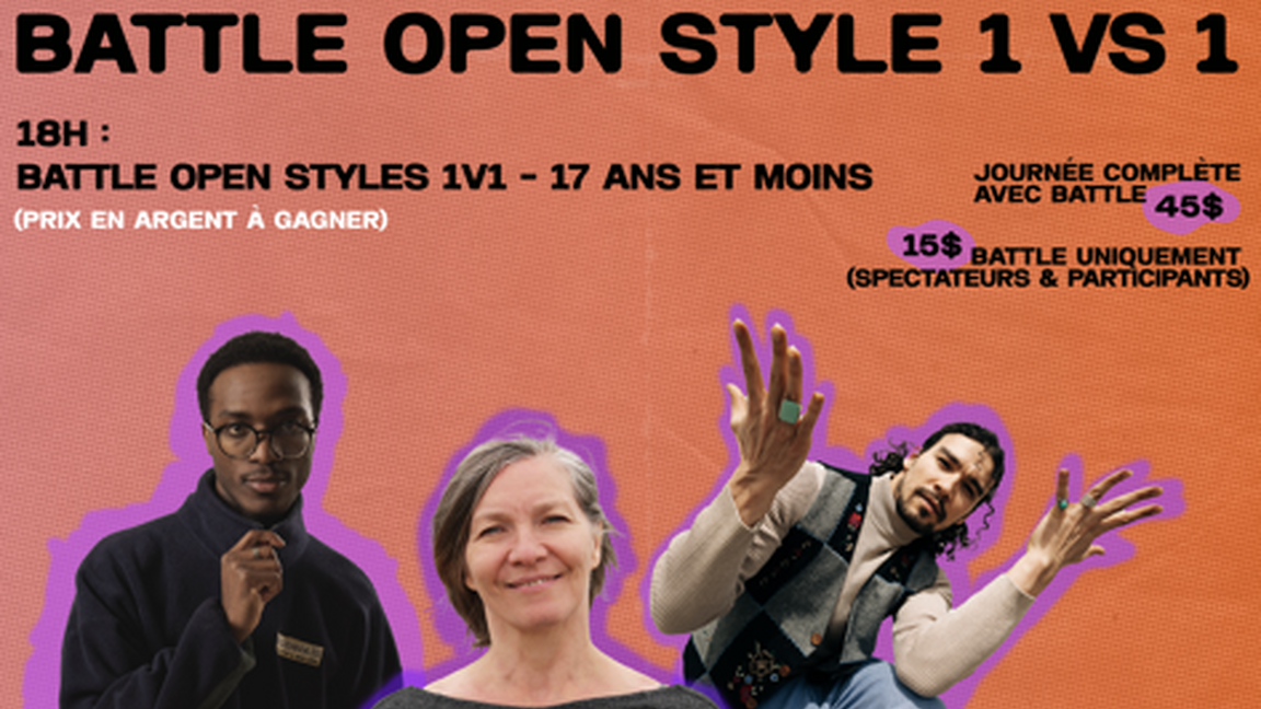 Battle open styles - 17 ans et moins