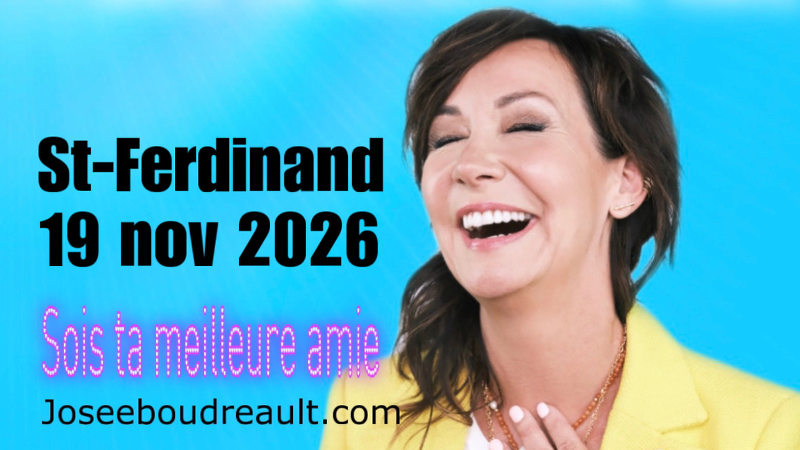 ST-FERDINAND SOIS TA MEILLEURE AMIE JOSEE BOUDREAULT