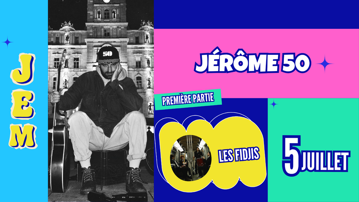 Chapiteau V.I.P - Jérôme 50, en première partie : les Fidjis
