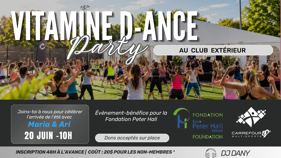 VITAMINE D-ANCE PARTY - Club extérieur