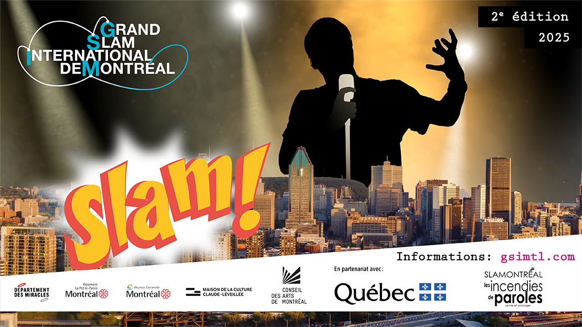 SLAM ! Banc d'essai public pour poésie déclamée - À partir de 14 ans