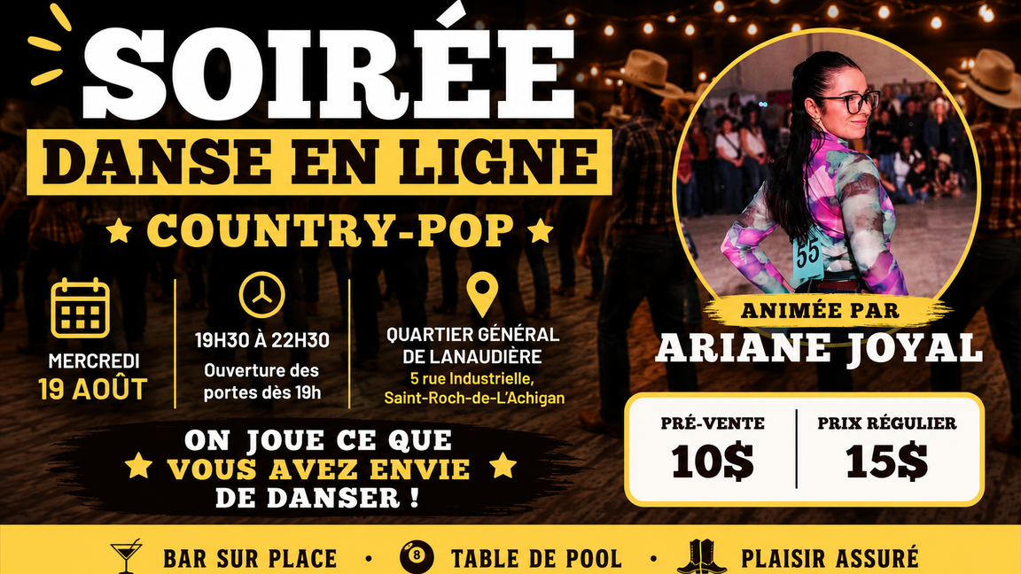 Danse en ligne | Country-pop