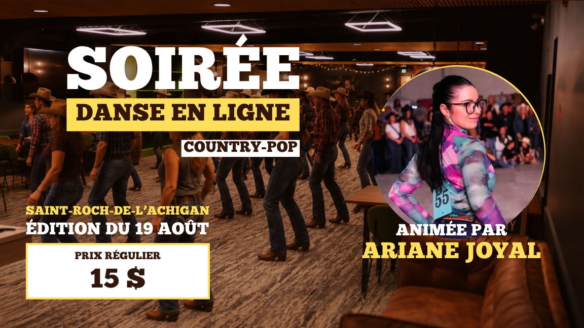 Soirée de danse en ligne