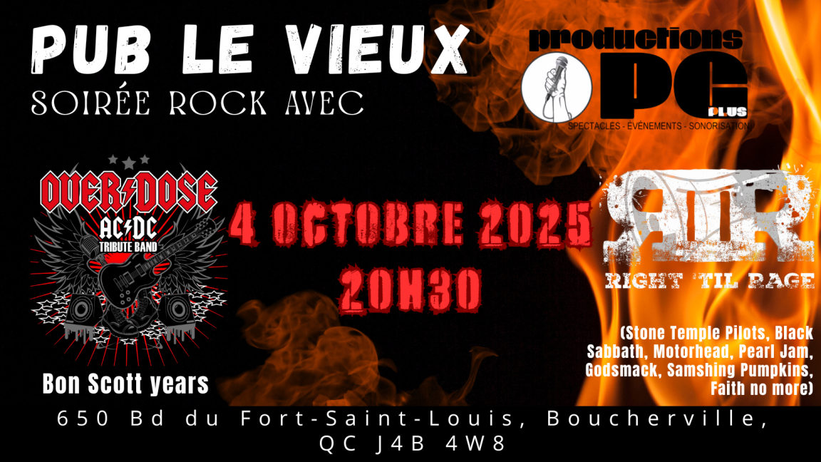 Soirée Rock au Pub Le Vieux