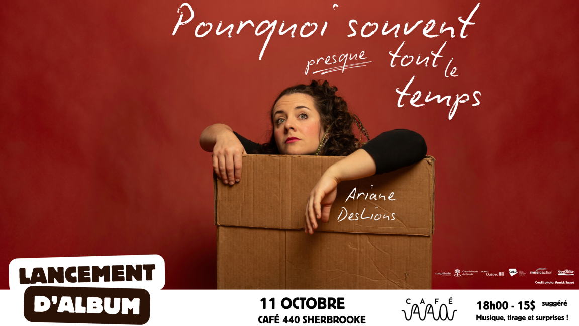 Ariane DesLions Lancement d'album au Café 440