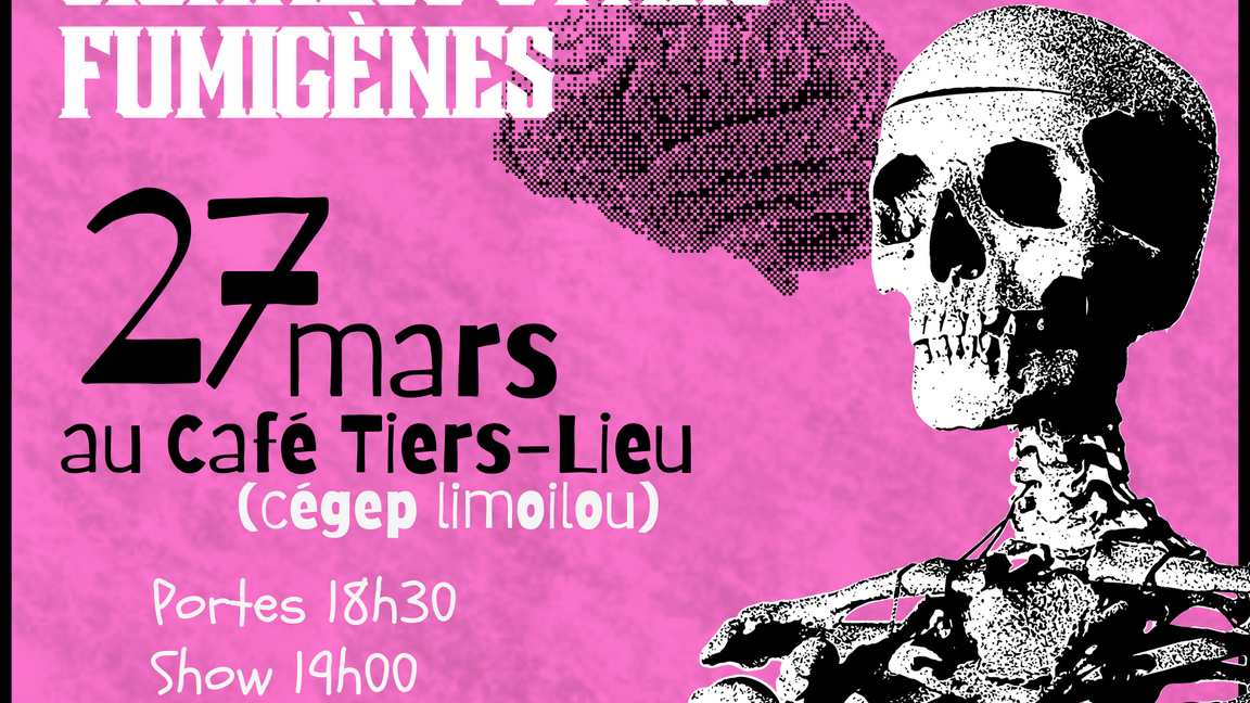 Change my Brain with Cake avec The Sickness Stars + Fumigènes au Café Tiers-Lieu