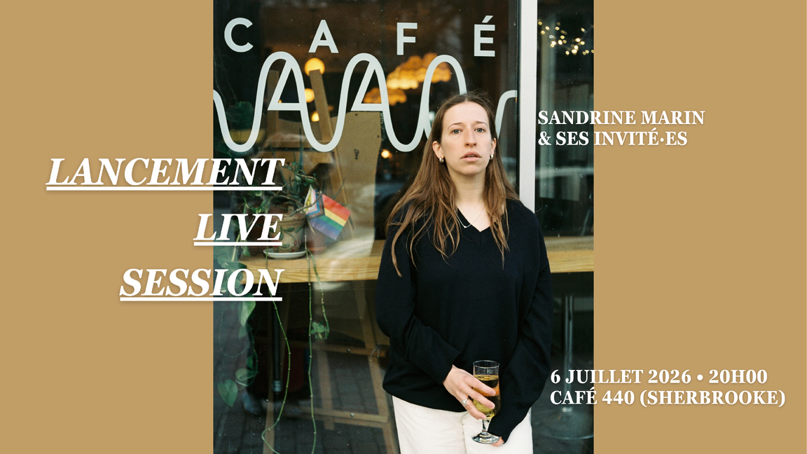 Lancement-live session : Sandrine Marin & ses invité·es @ Café 440