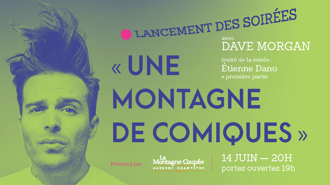 Soirée de lancement d'une montagne de comiques