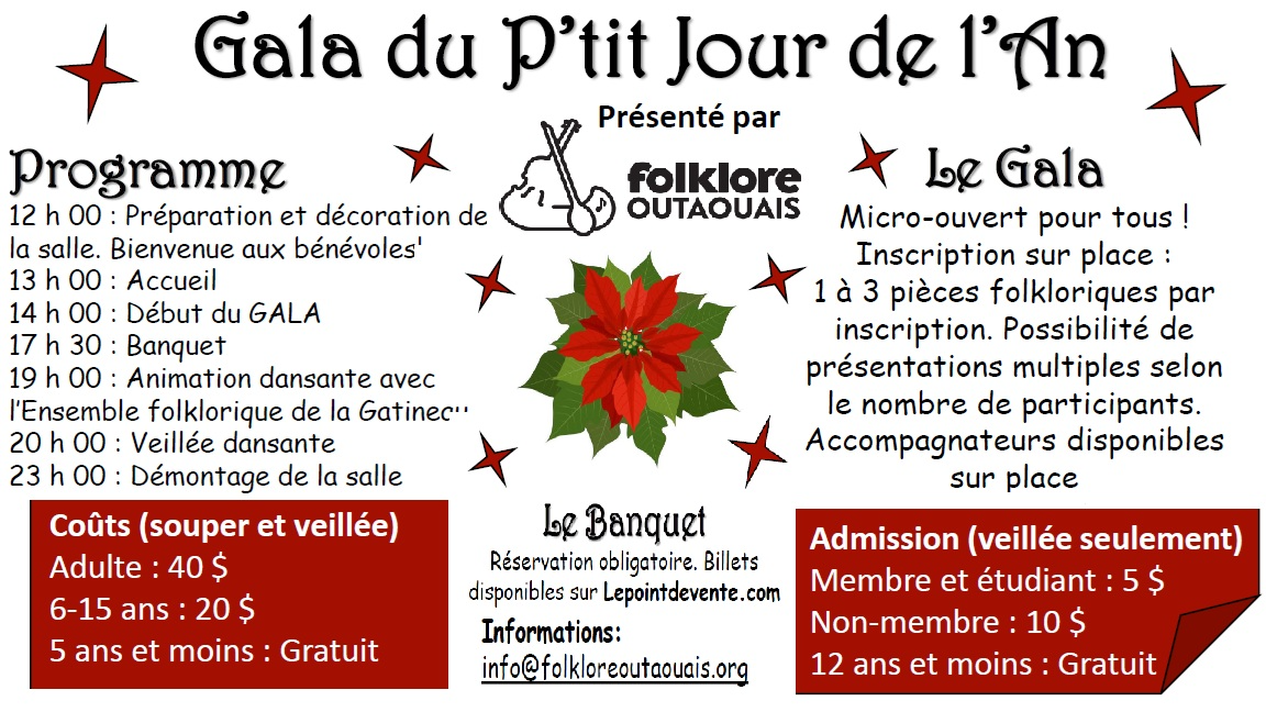 Gala du P'tit jour de l'An