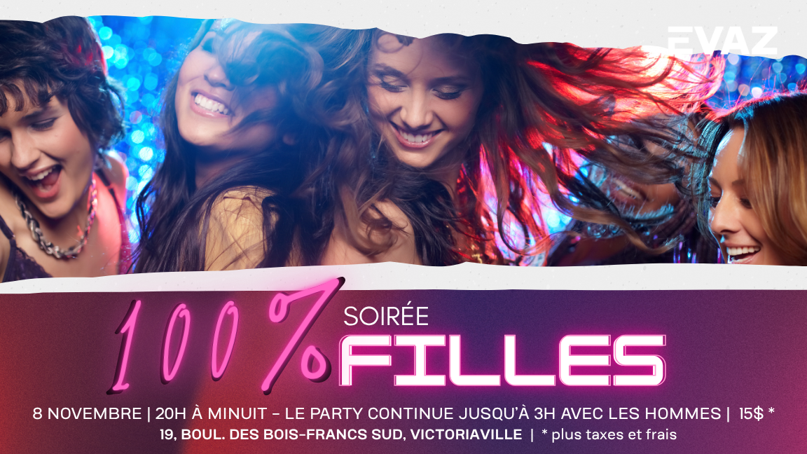 SOIRÉE 100% FILLES - 18+