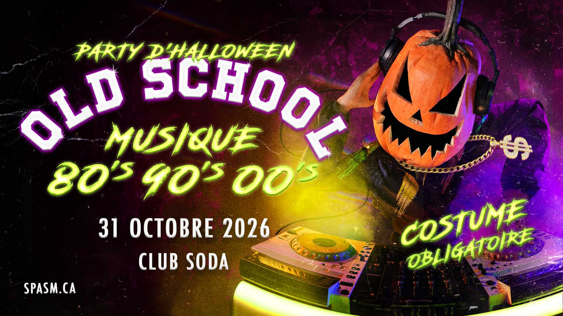 Party d'Halloween OLD SCHOOL - SPASM 2026