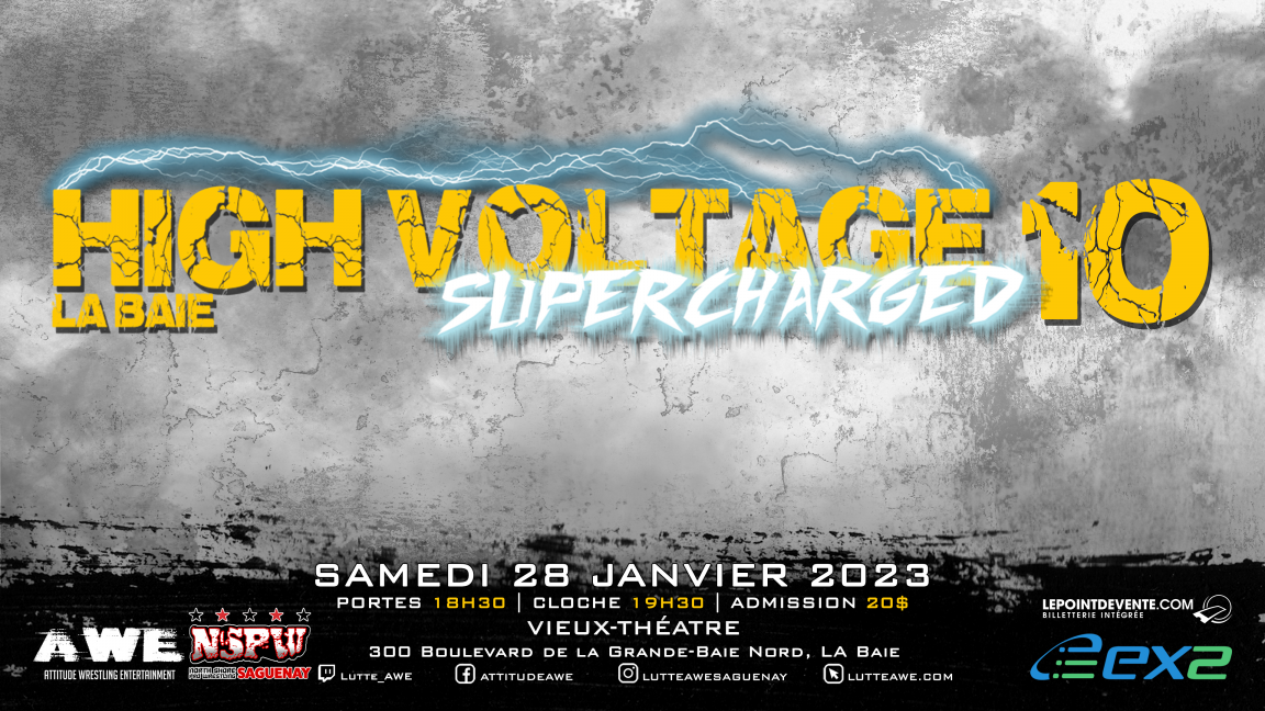 GALA DE LUTTE - SUPERCHARGED 10 - LA BAIE