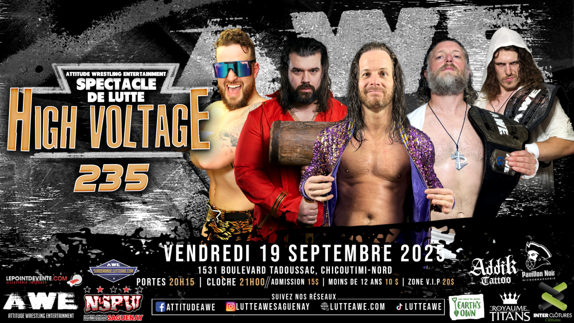 SPECTACLE DE LUTTE - HIGH VOLTAGE #235