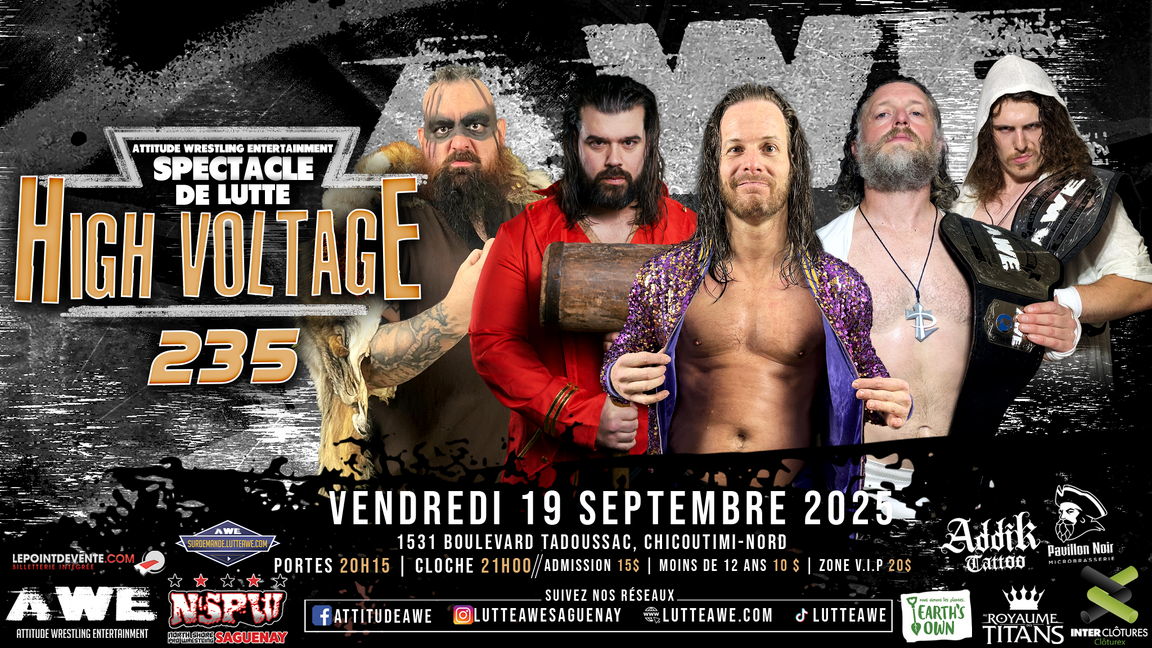 SPECTACLE DE LUTTE - HIGH VOLTAGE #235