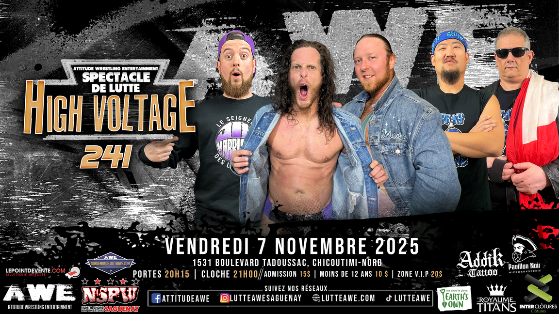 SPECTACLE DE LUTTE - HIGH VOLTAGE #241