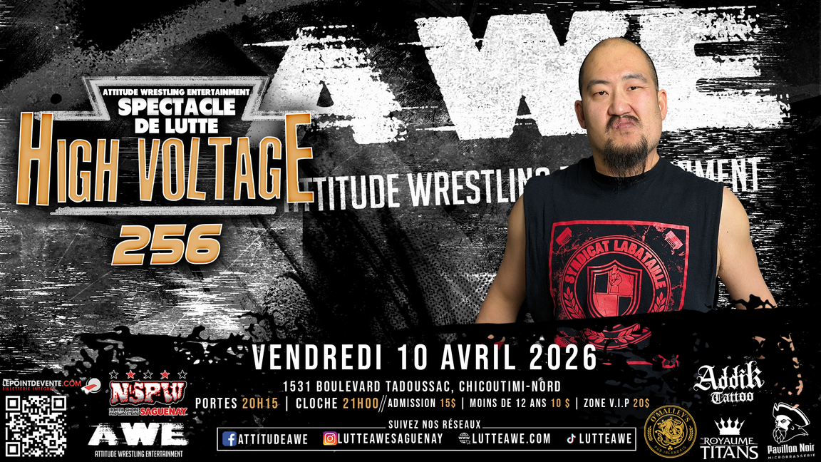 SPECTACLE DE LUTTE - HIGH VOLTAGE #256