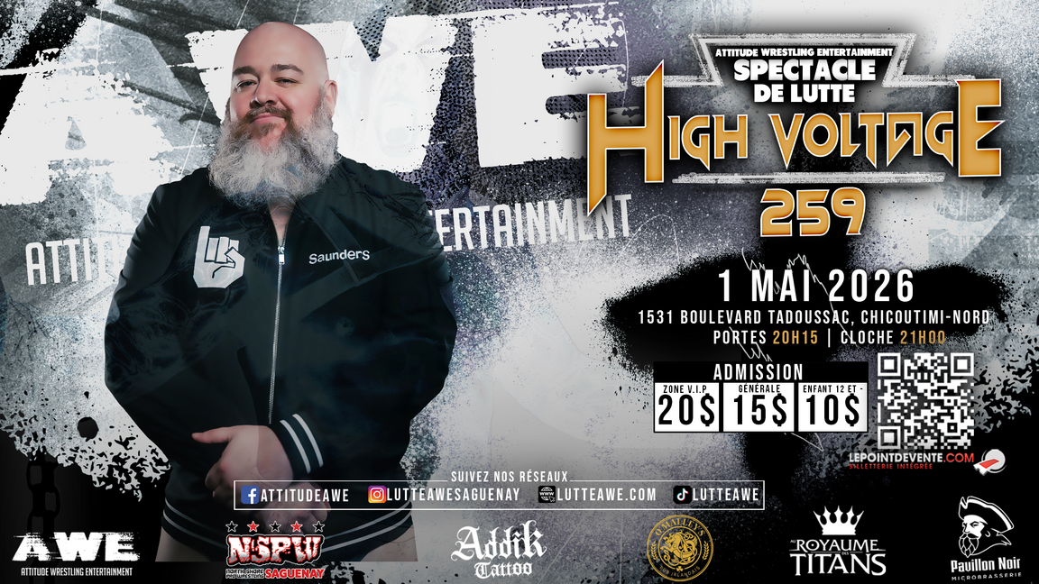 SPECTACLE DE LUTTE - HIGH VOLTAGE #259