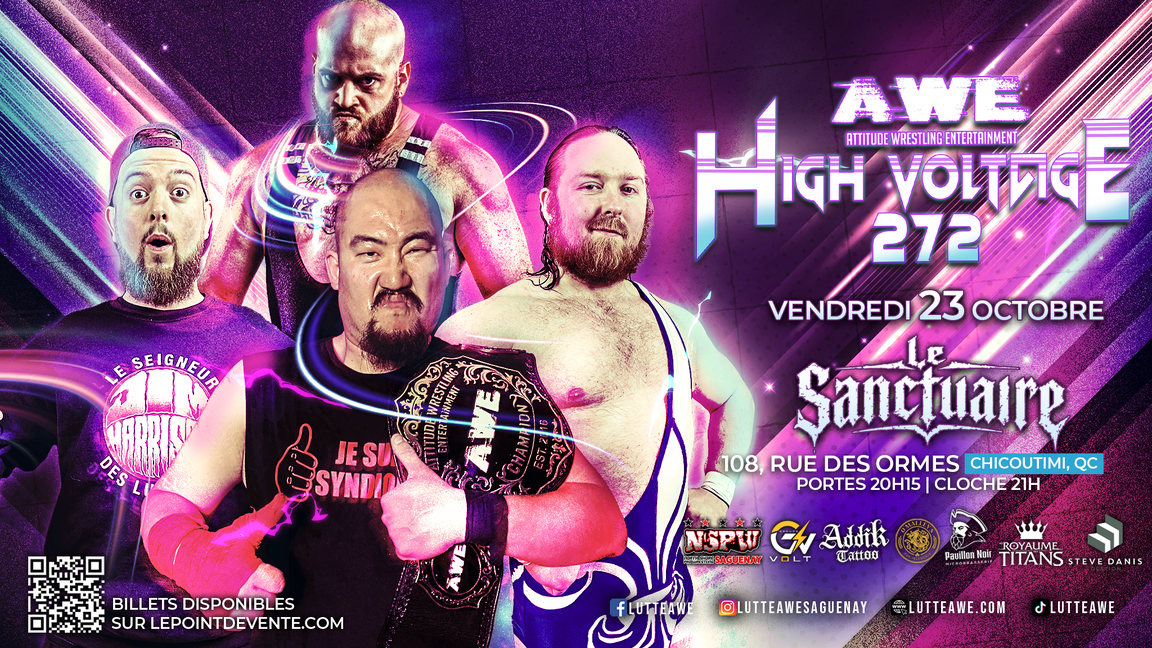 SPECTACLE DE LUTTE - HIGH VOLTAGE #272