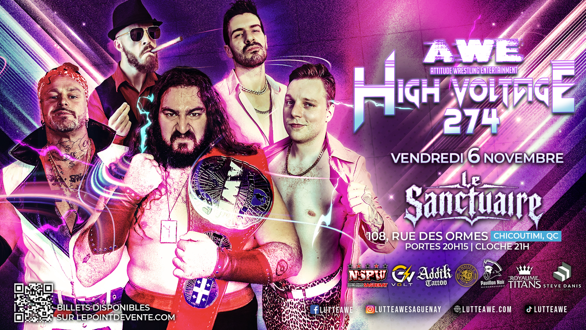 SPECTACLE DE LUTTE - HIGH VOLTAGE #274