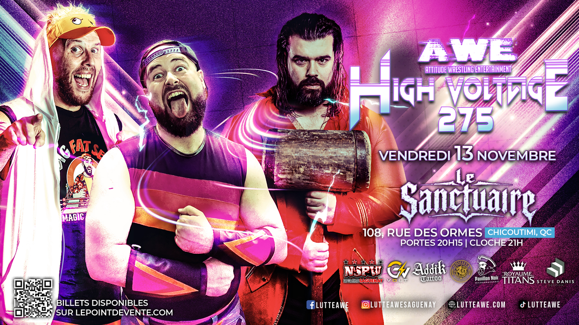 SPECTACLE DE LUTTE - HIGH VOLTAGE #275