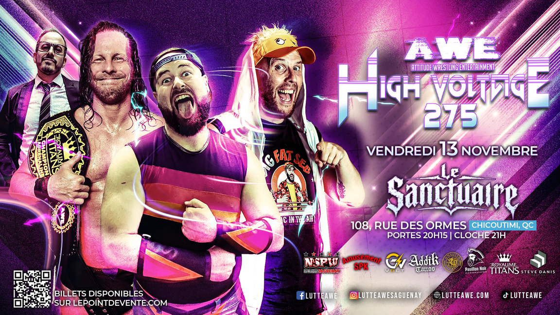 SPECTACLE DE LUTTE - HIGH VOLTAGE #275
