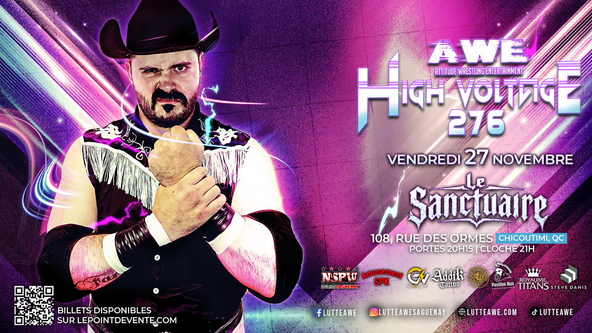 SPECTACLE DE LUTTE - HIGH VOLTAGE #276