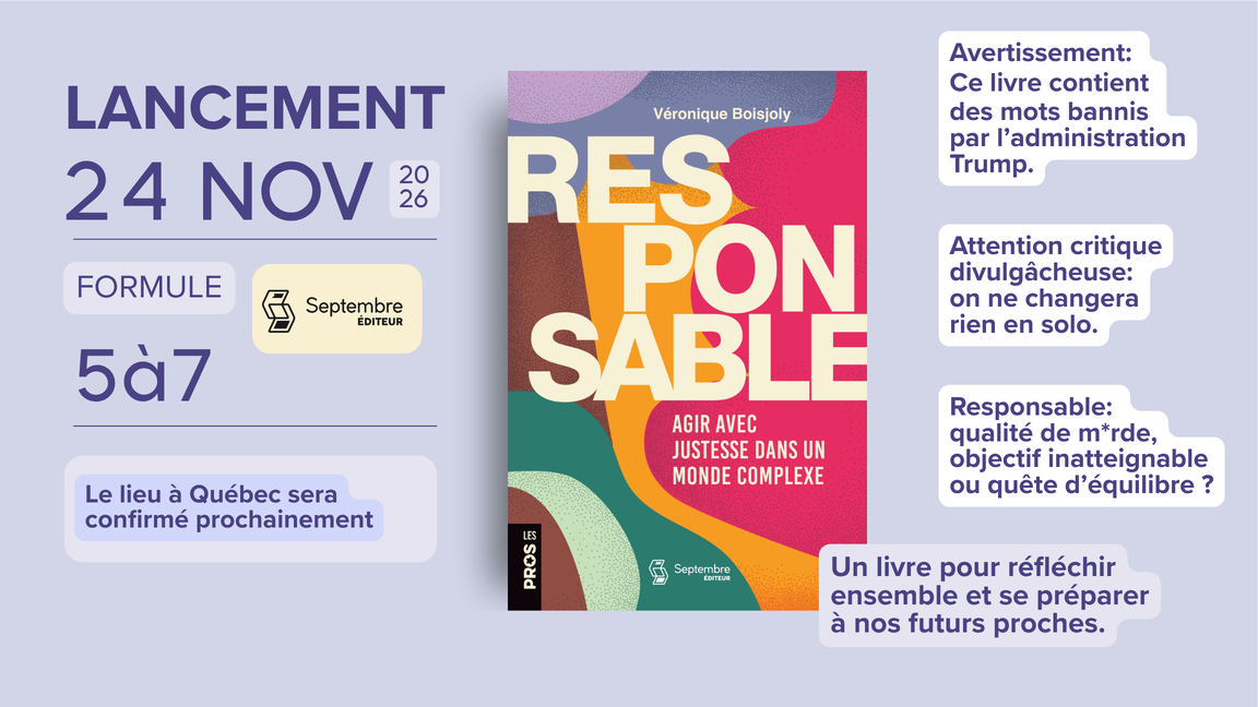 Lancement de Responsable - Québec