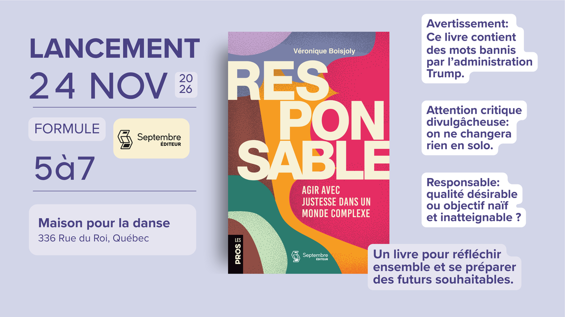 Lancement de Responsable - Québec