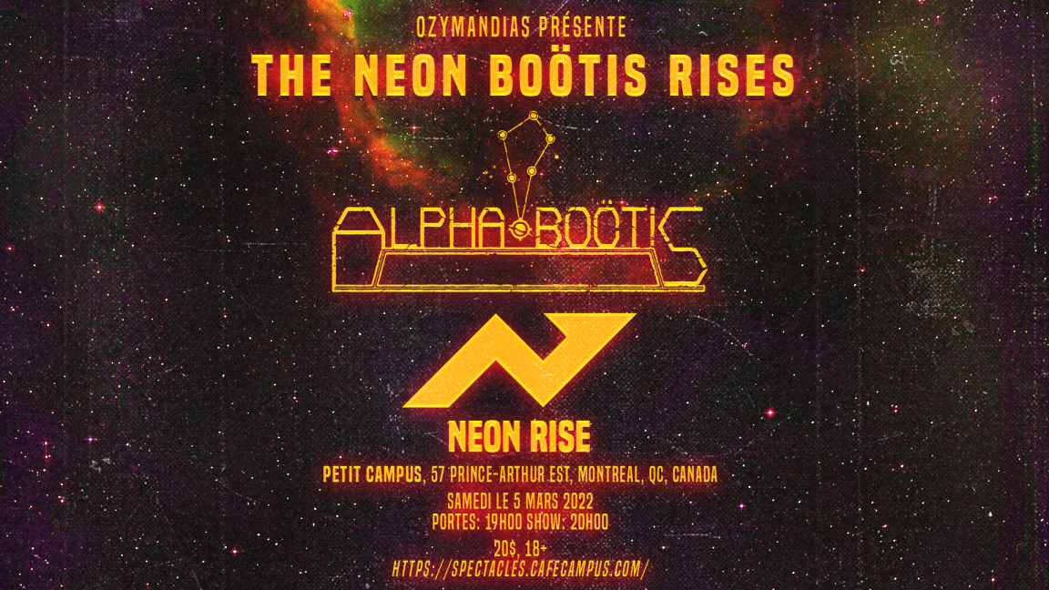 Alpha Bootis + Neon Rise