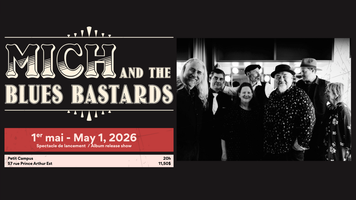 Mich and the Blues Bastards - Lancement d'album/CD launch