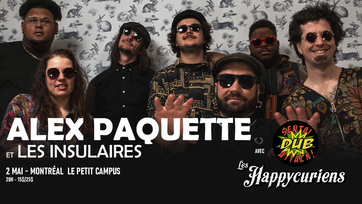 Alex Paquette et les insulaires (Lancement d'album : Et j'ai pris la route)