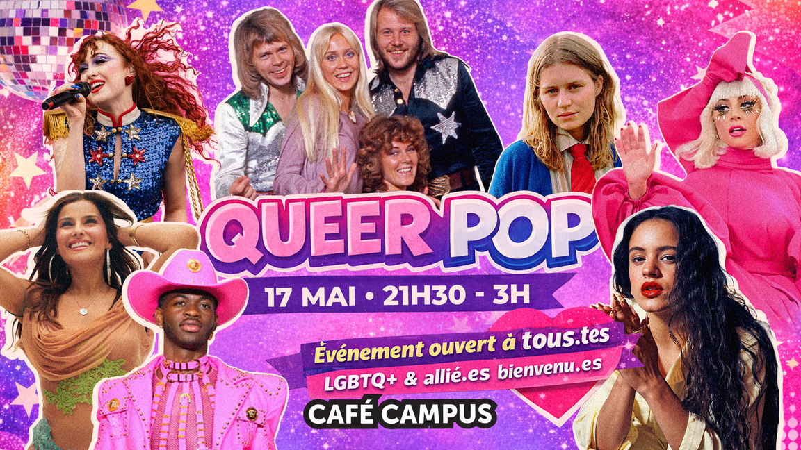 Soirée QUEER POP au Café Campus
