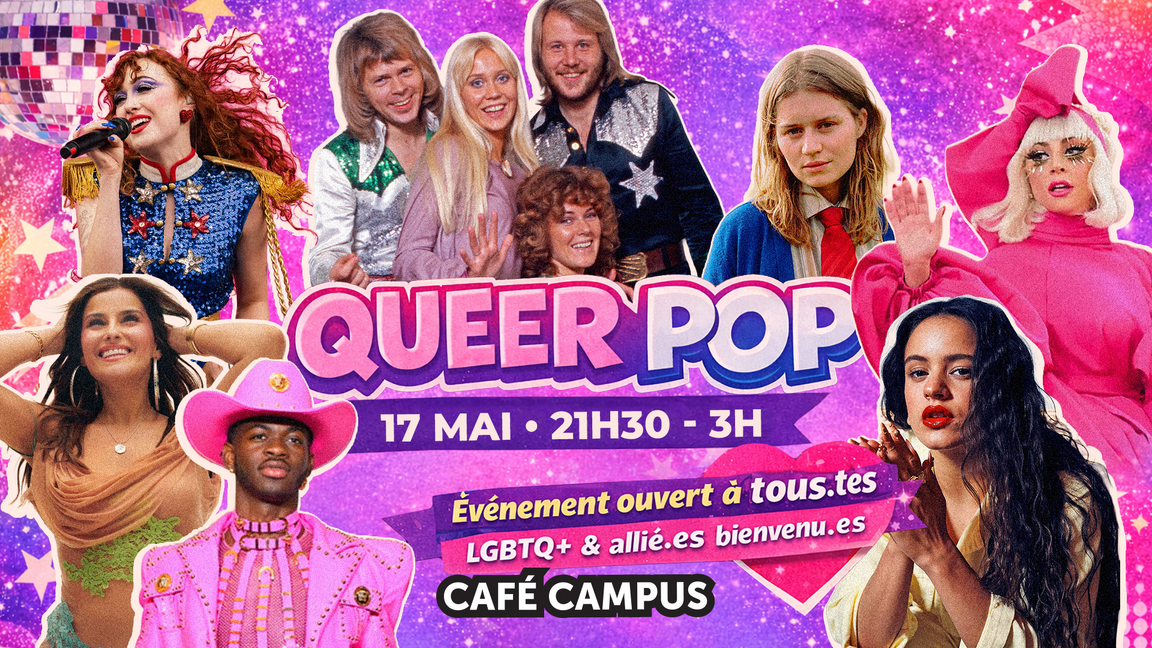 Soirée QUEER POP au Café Campus