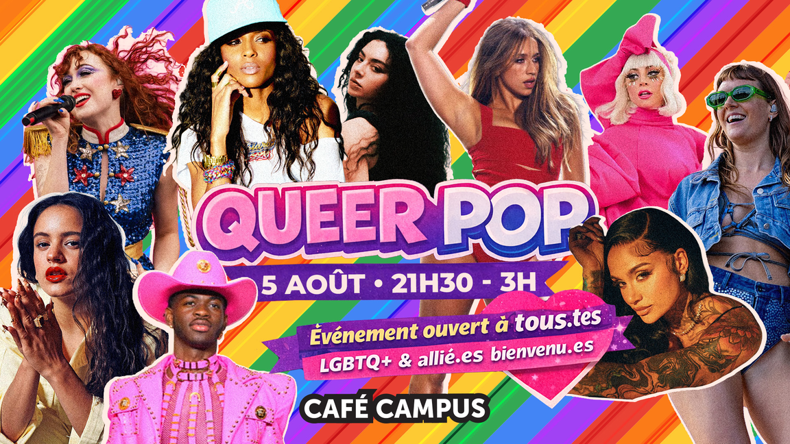 Soirée QUEER POP au Café Campus