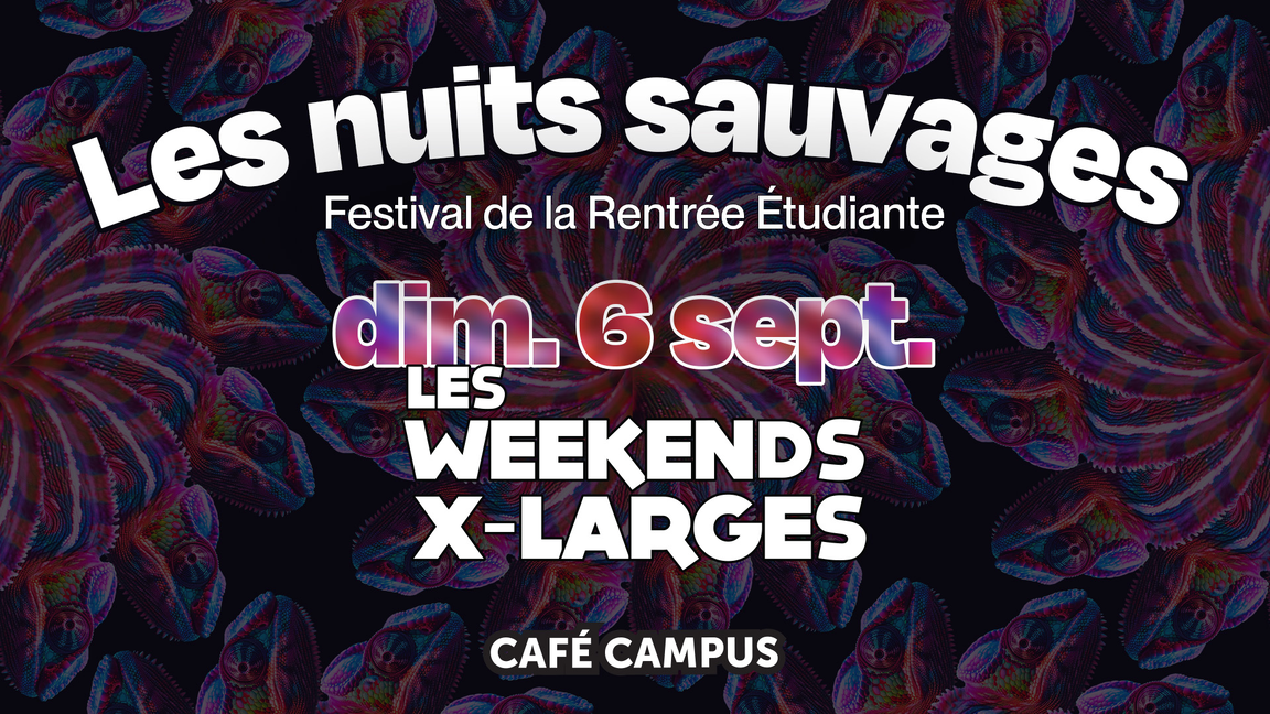Dimanche X-Large - Festival Les nuits sauvages au Café Campus