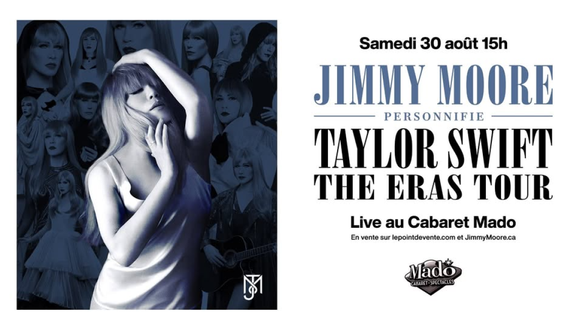 JIMMY MOORE personnifie TAYLOR SWIFT - Cabaret Mado
