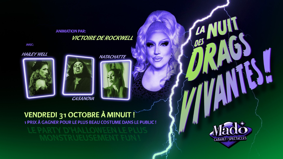 Victoire de Rockwell présente: La Nuit des Drags Vivantes!